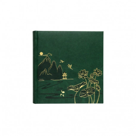 Photo Album - Gedeon KD46200 200 Photos 10x15 Slip In Bookbound Lotus Pond Green