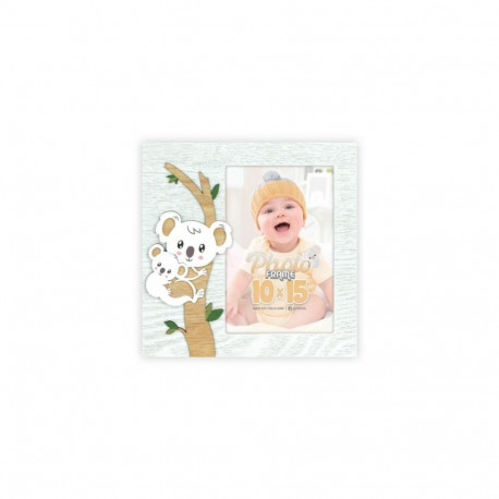 Picture Frame - ERTOM PL VG9546 10x15 Cm Wooden Photo Frame, 290 Grams, Brown