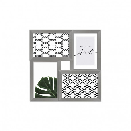 Frame - Knor 4x10 Inches Plexiglass Display 28.3x28.3cm Silver