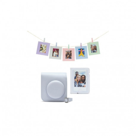 Photo Accessories - Fujifilm Instax Mini 12 Accessory Set Case Album Frames Clay White