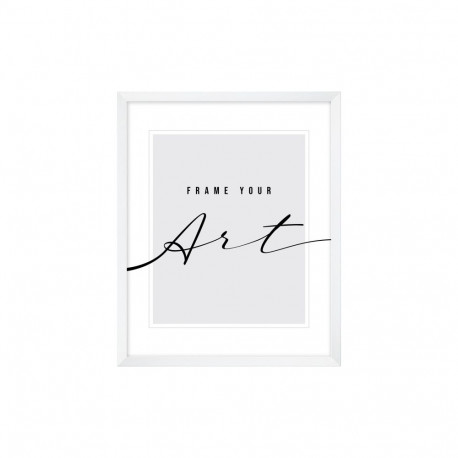 Frame - KNOR Izabela 40x50 Plexiglass White Matte