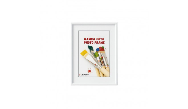 Frame - Gedeon GED 50x70 Plastic Frame 8mm Thickness White