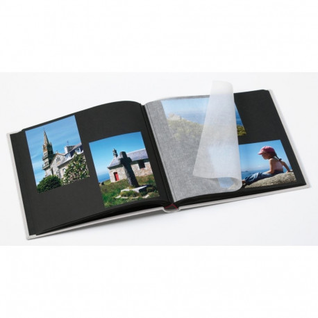 Photo Album - Walther FA-209-D B&W 50 Pages 26x25 cm Grey