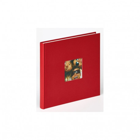 Photo Album - Walther FA-205-R Fun 40 Pages Book Bound With Corner Splits Red