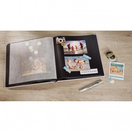 Photo Album - Walther FA-308-H Fun Album 30x30, 100 Pages, Black Pages