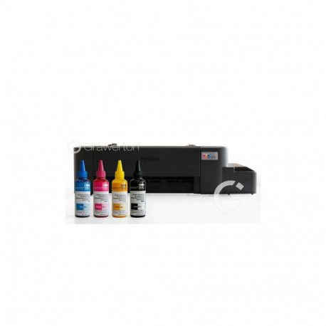 Printer - Epson L1230 A4 Sublimation Printer With Grawerton Inks 4 Colors Black