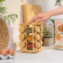 Salter BW14238 Bamboo Rotating Spice Rack