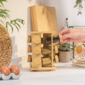 Salter BW14238 Bamboo Rotating Spice Rack