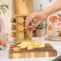 Salter BW14238 Bamboo Rotating Spice Rack