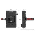 SmallRig 3497 V Mount Batterij Adapter Plaat (Basis versie) met Super Klem Mount