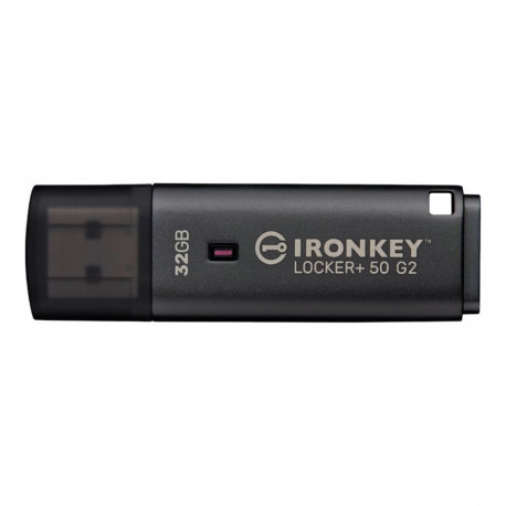 Kingston 32GB IronKey Locker Plus 50 G2 FIPS 197 AES-256