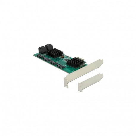 DeLOCK 8P SATA PCIe x1 card - LP - 90072