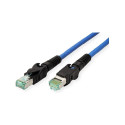 "EASYLAN VarioBoot Patchkabel Kat.6A S/FTP blau 1m"