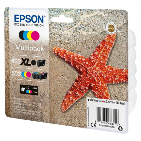 "EPSON 1LB Multipack 4-colours 603 XL Black/Std. CMY"