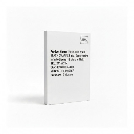 "TERRA FIREWALL BLACK DWARF SB inkl. Securepoint Infinity-Lizenz (12 Monate MVL)"