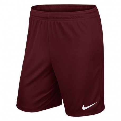 Spodenki dla dzieci Nike Park II Knit Short NB JUNIOR bordowe 725988 677   S