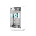 Computer Case - Darkflash DY470 Midi Tower ATX, MicroATX, ITX, Tempered Glass, White