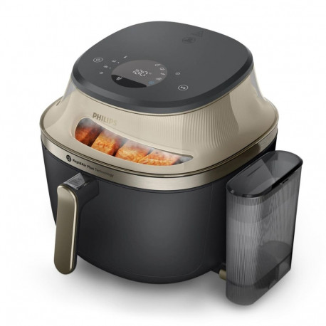 Home & Kitchen Appliance - Philips NA543/00 7.2L Hot Air Fryer 2000W With 12 Cooking Programs Black/