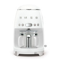 Coffee Maker - SMEG DCF02WHEU 10-Cup Drip Coffee Machine With Programmable Timer White