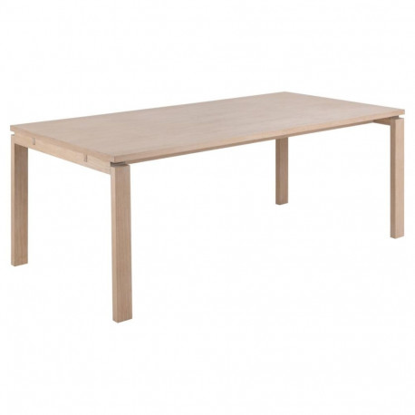 Söögilaud LINLEY pikendatav 200x100x75 cm, valge