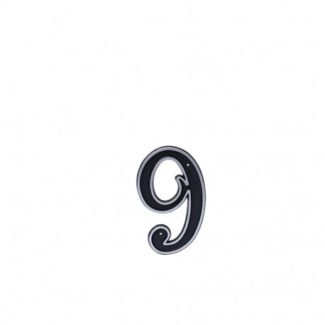 BLASTIC HOUSE NUMBER 9 150MM BLACK