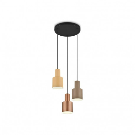 PENDANT LAMP AGUDO 3-PC E27 MULTICOLOR