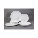 suppitaldrik 20,3 cm ümmargune valge