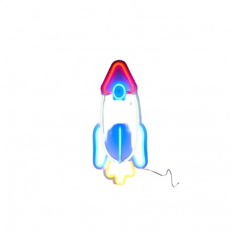 WALL LED LIGHT PARTY ROCKET RGB USB
