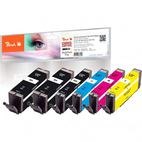 Tindisäästupakk pluss PI100-397 (ühilduv Canon PGI-580XXL, CLI-581XXL)