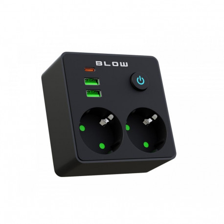 pistikupesa R-20 PRx2 2xUSB-A USB-C, must