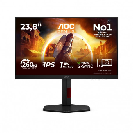 LCD Monitor|AOC|23.8 "|1920 x 1080 pixels|Full HD|Native aspect ratio 16:9|LED|Flat|24G4ZR