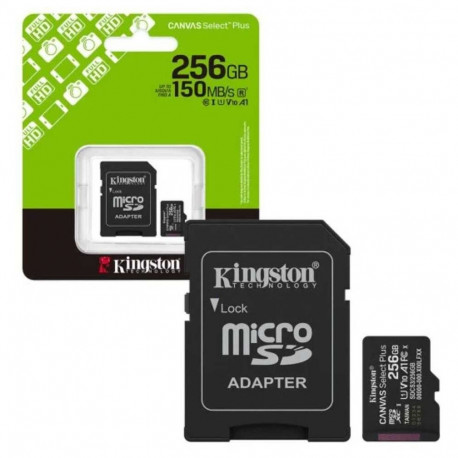 Kingston 256GB Canvas Select Plus microSDXC Class 10 UHS-I SDCS3/256GB