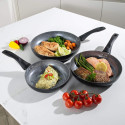 Progress BW12903EU7 Marble Ceramic 28cm Frypan, Blue