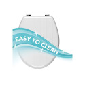 Beldray LA033758WFPEU7 Tongue & Groove Toilet Seat