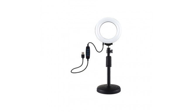 Ring LED lamp Puluz with adjustable base PU391