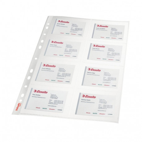 Pocket Business Card 105my A4 Clear/10