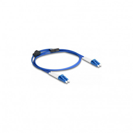 Delock LWL kaabel LC Duplex–LC Duplex Singlemode OS2 1m metallkaitsega