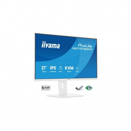 iiyama ProLite XB2797QSNP-W1 computer monitor 68.6 cm (27") 2560 x 1440 pixels Quad HD LCD Whit