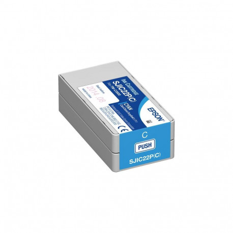 Epson SJIC22P(C): Ink cartridge for ColorWorks C3500 (Cyan)