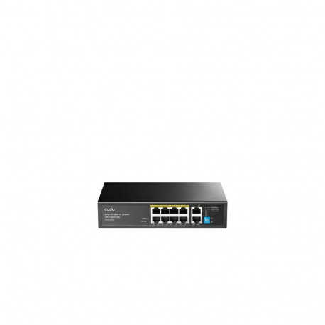 Cudy FS1010PG network switch Fast Ethernet (10/100) Power over Ethernet (PoE) Black