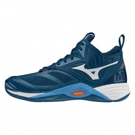 Võrkpallijalatsid Mizuno WAVE MOMENTUM 2 MID tumesinine  - 38