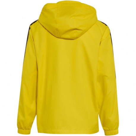 Kurtka dla dzieci adidas Tiro 26 League Windbreaker żółta KT2425 116cm