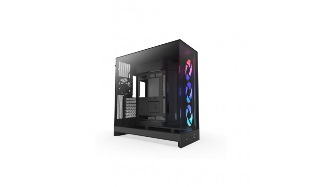 Computer Case - NZXT H9 Flow RGB Midi Tower, Supports ATX, Ample Storage, Black