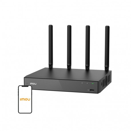 Surveillance System Recorder - IMOU N110W 10-Channel IP Video Recorder, 16 TB, Wi-Fi 6, White