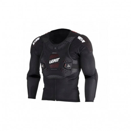 Chest and Back Protector - Leatt ReaFlex Body Protector, Hardshell, Adjustable Straps, Black