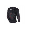 Chest and Back Protector - Leatt ReaFlex Body Protector, Hardshell, Adjustable Straps, Black