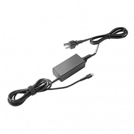 Laptop Charger - HP 45W USB-C LC Power Adapter 45W Fast Charging Black