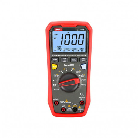 Measurement Tool - Uni-T UT161B True RMS Digital Multimeter 1000V 10A Black
