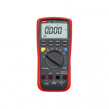 Testing Equipment - Uni-T UT533 Insulation Resistance Tester 2GΩ, 1000V, CAT III 1000V, Black