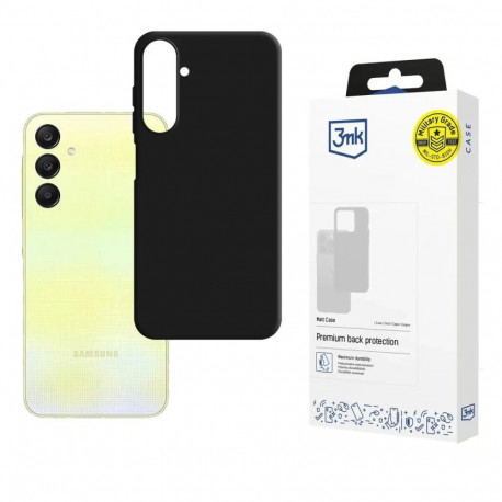 3mk matt phone case for Xiaomi Poco C75 - black